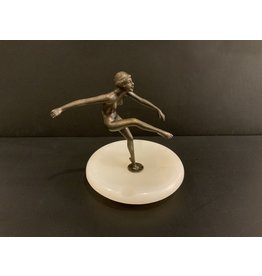 SPV Art Deco  Frankart  bronze dancing lady statue ashtray