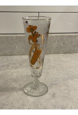 SPV Libbey MCM Caribbean Cruise Calypso Champagne Flutes Pilsner Glasses 4 Rare 1959