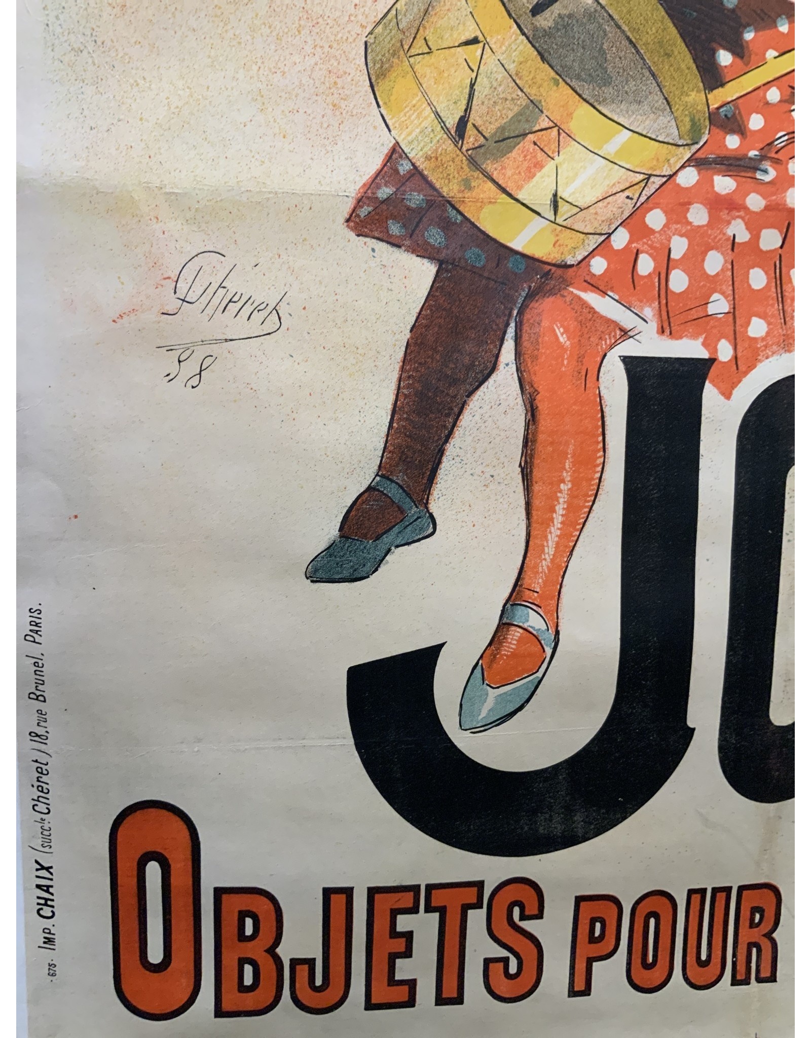 SPV Aux Buttes Chaumont/Jouets. 1888 By Jules Cheret