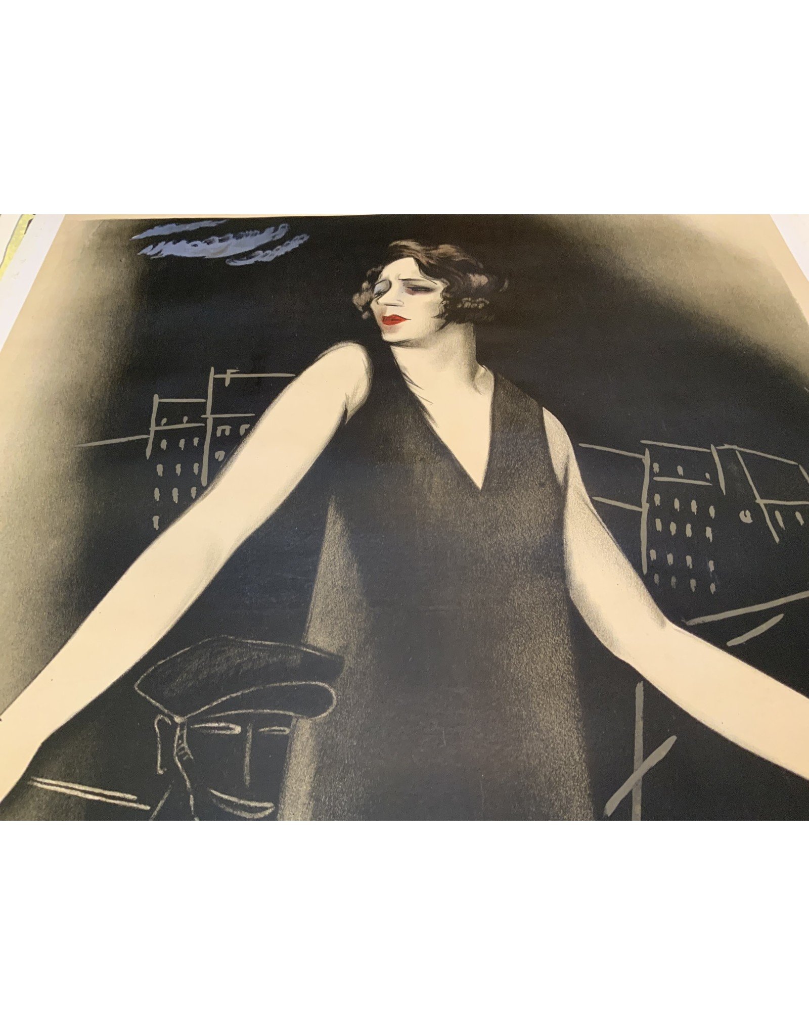 Damia 1930 original Lithograph by Paul Colin