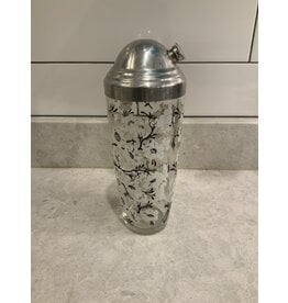 SPV Hazel Atlas Cocktail Shaker, White Blossoms