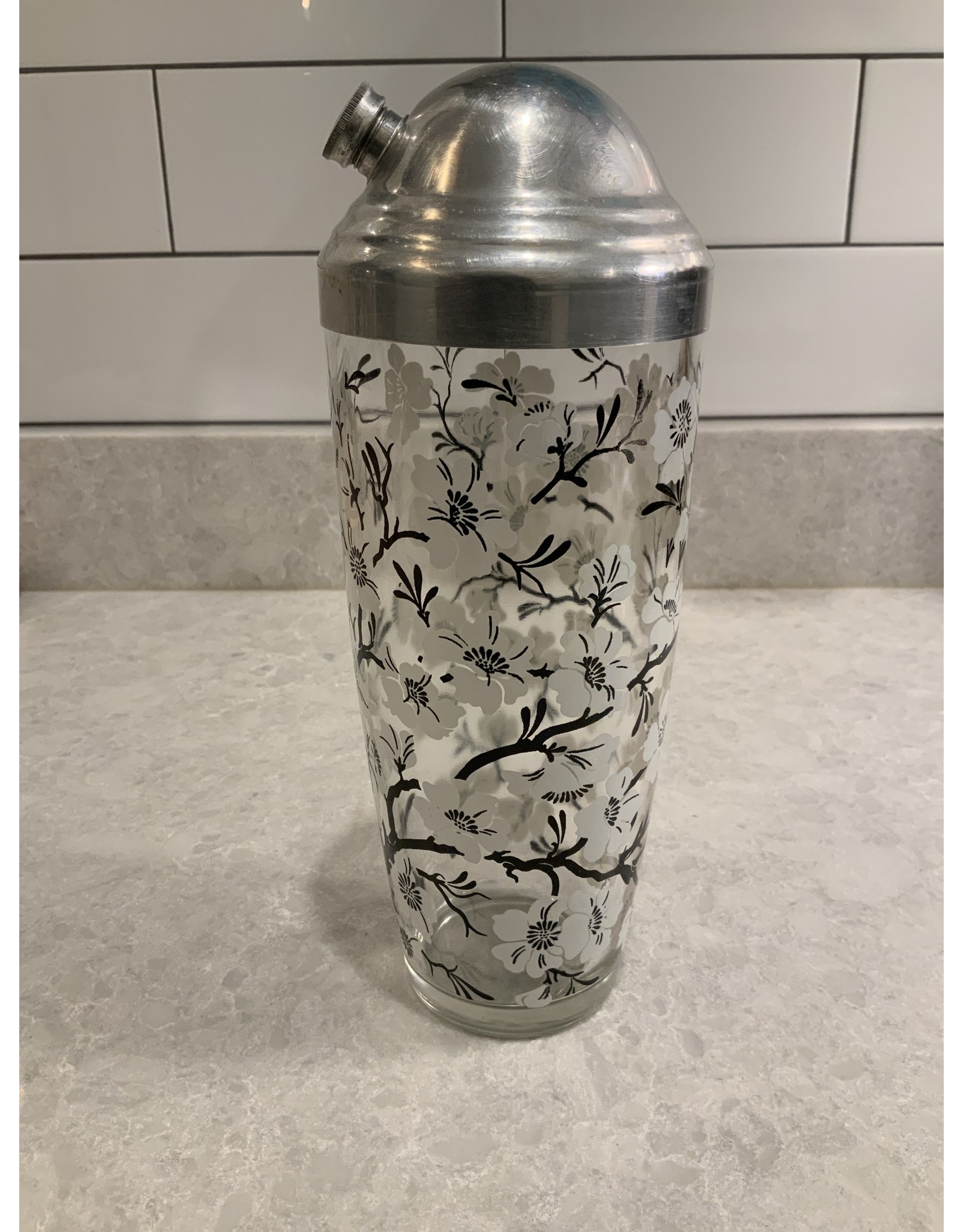 Shell Mosaic Cocktail Shaker