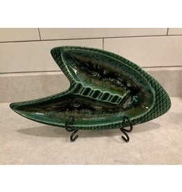 SPV Vintage large cosmic green Boomerang Ashtray