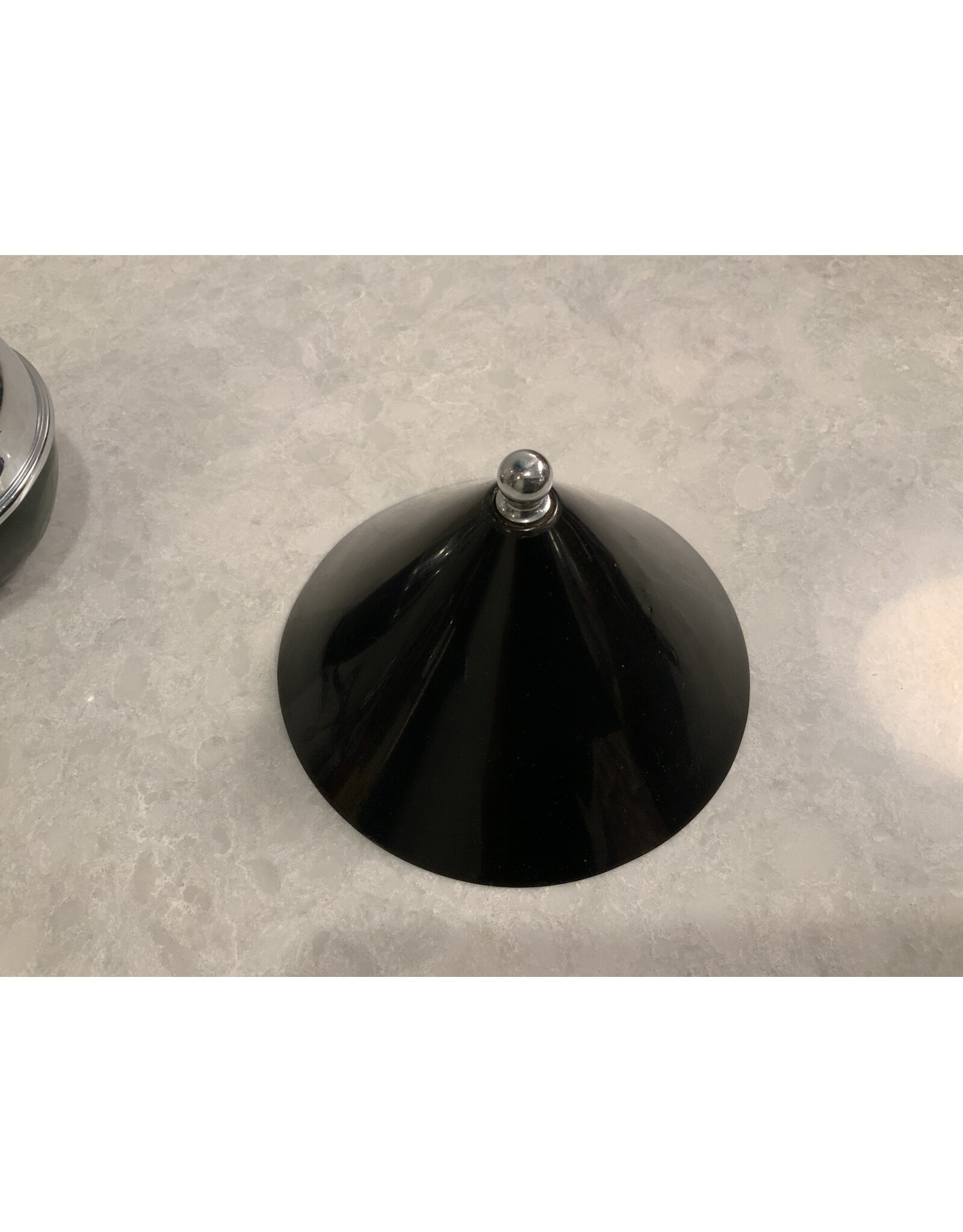 SPV Glow Lamp by Ruth Gerth for Chase black and chrome