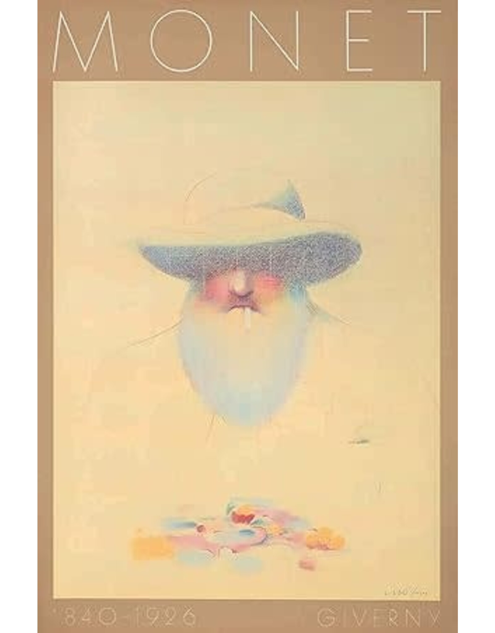 SPV Milton Glaser Monet poster 1982