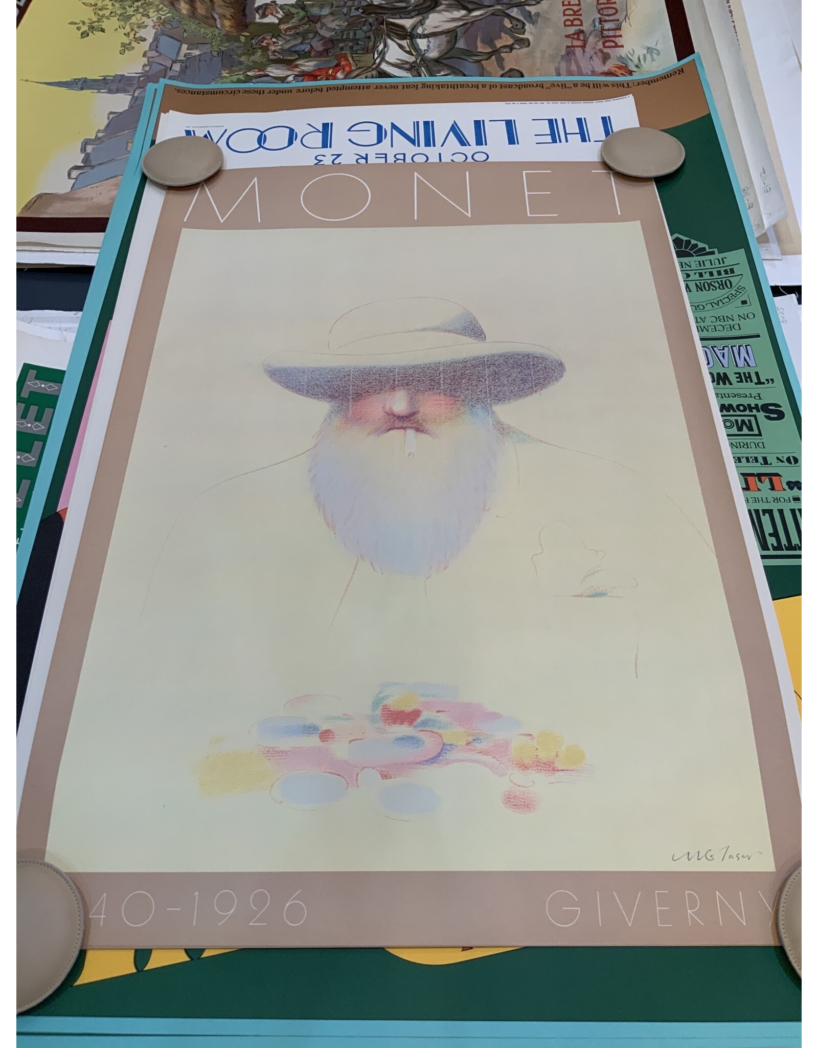 SPV Milton Glaser Monet poster 1982