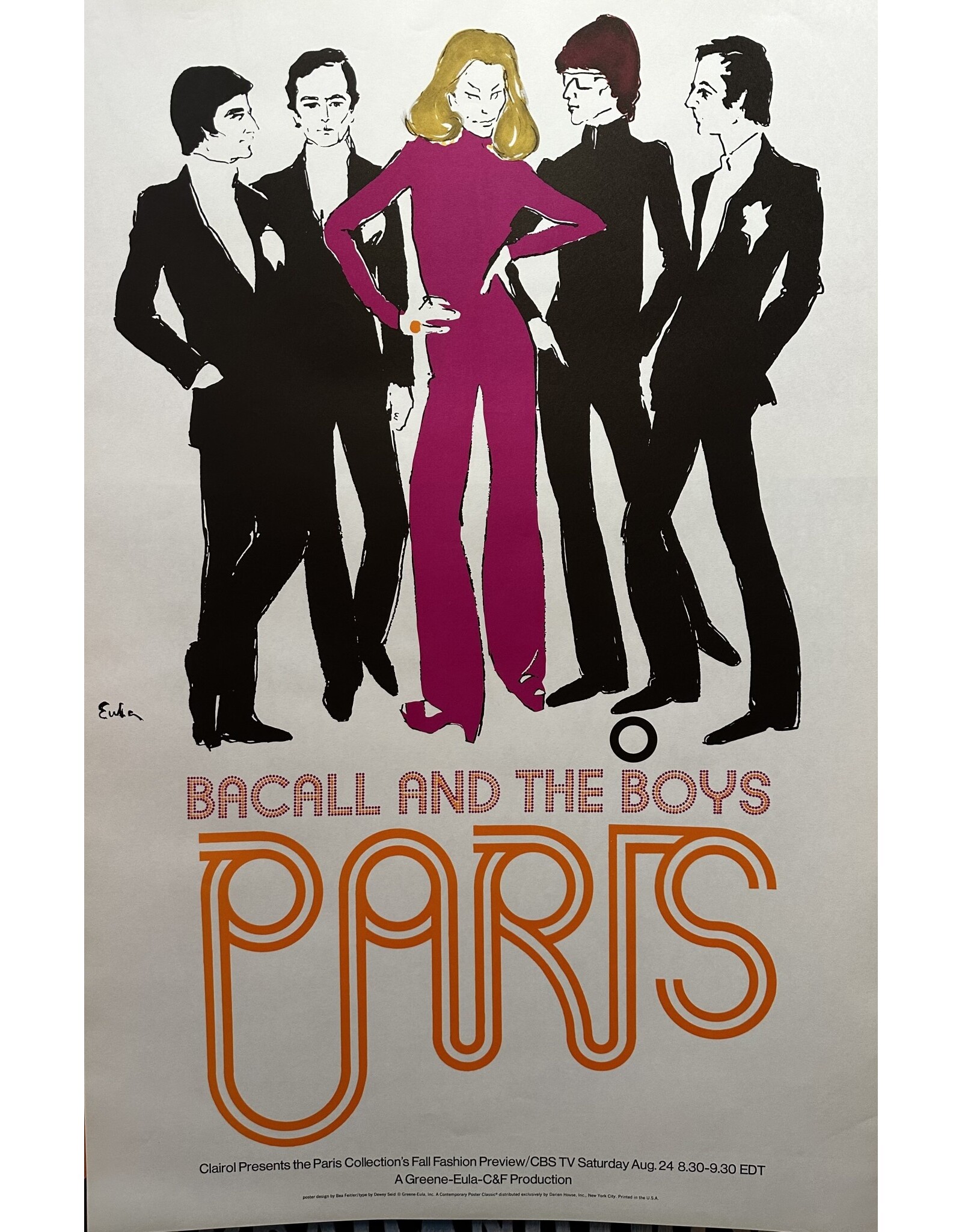 SPV Joe Eula Bacall and The Boys/Paris 1968