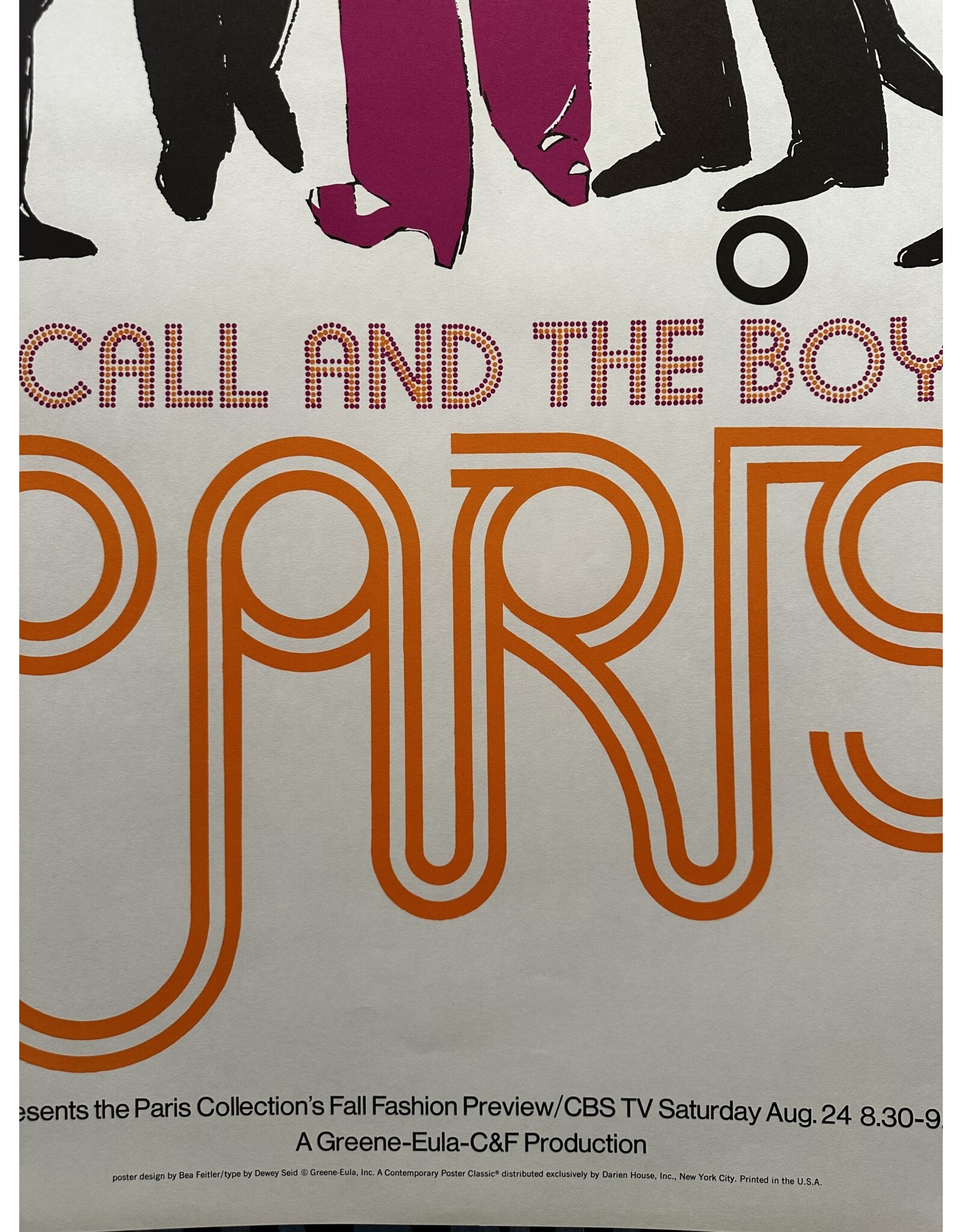 SPV Joe Eula Bacall and The Boys/Paris 1968