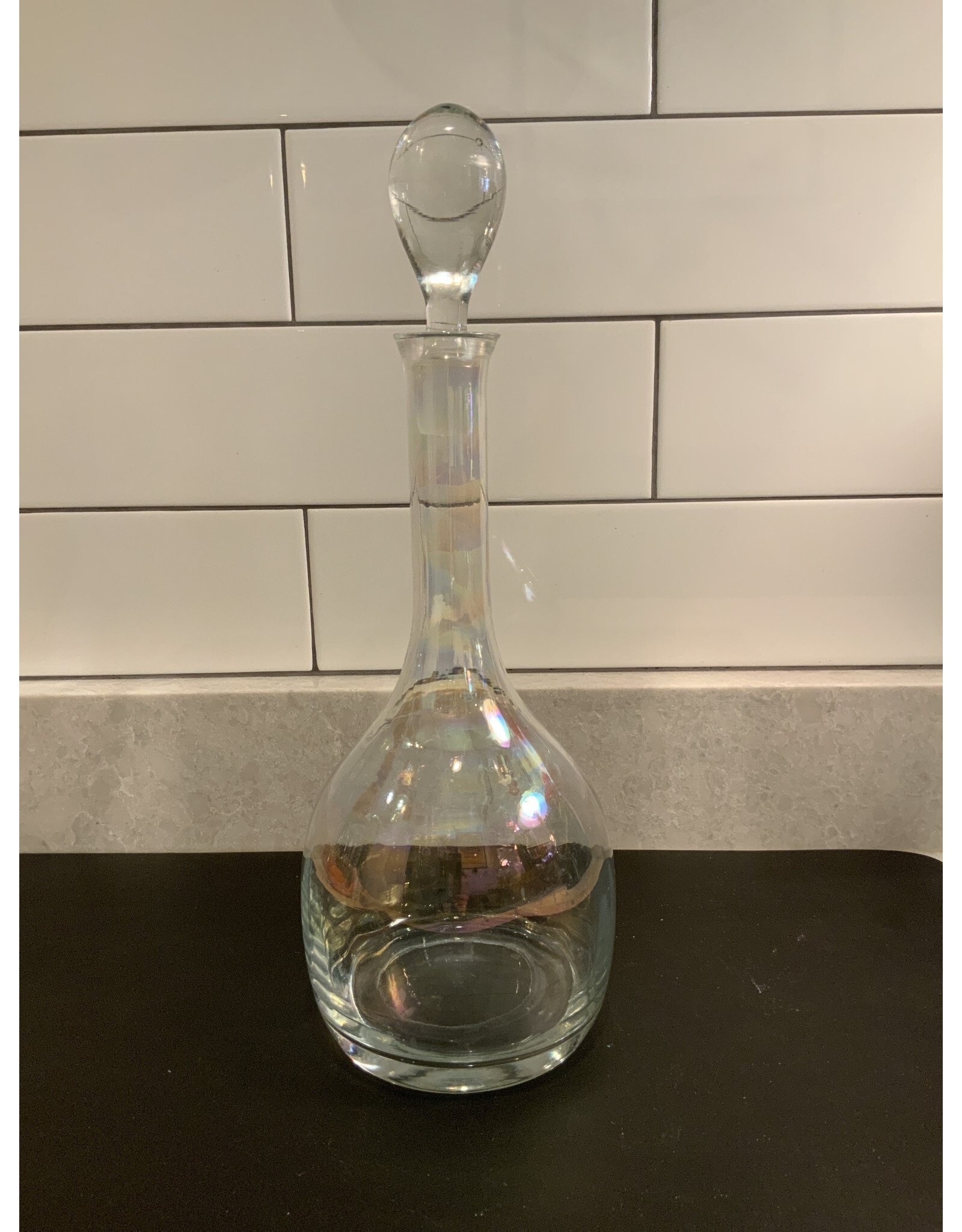 SPV Iridescent Glass Decanter