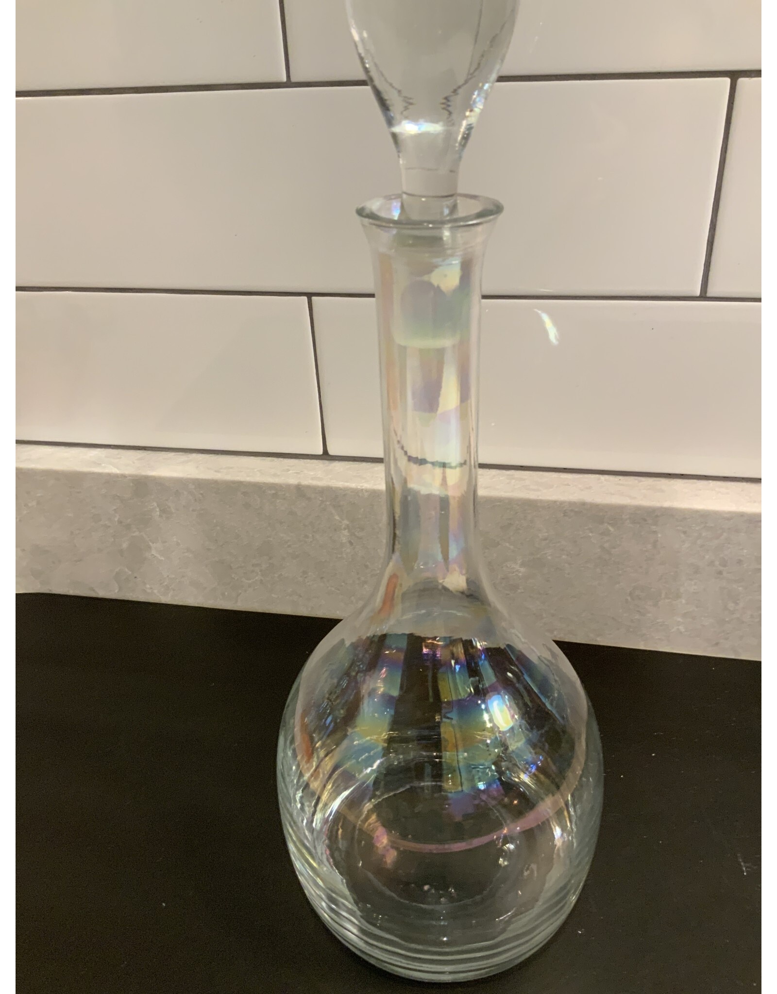 SPV Iridescent Glass Decanter