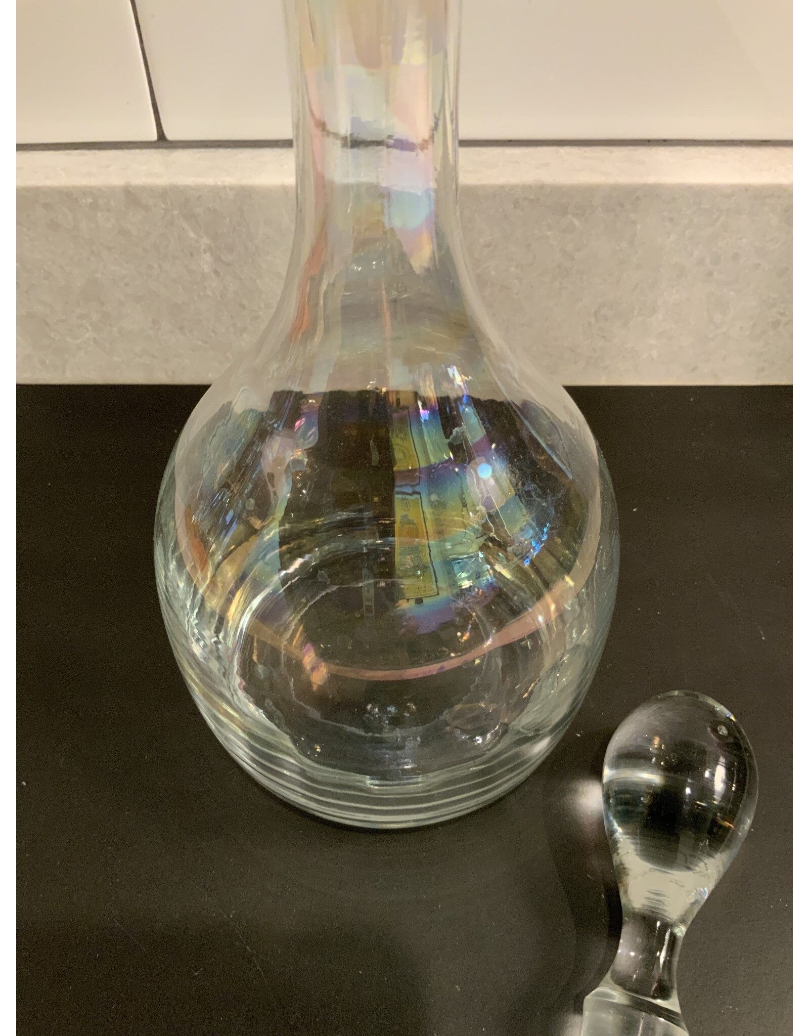 SPV Iridescent Glass Decanter