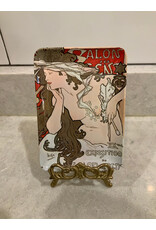 SPV Set of 3 Decorative Craft made in Italy Trays w/ Alphonse Musha