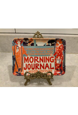 SPV Set of 3 Decorative Craft Made in Italy trays w/ vintage Lithograph Images