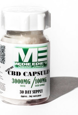 Medie Edie's CBD Capsules-30ct Bottle/100mg/3000mg