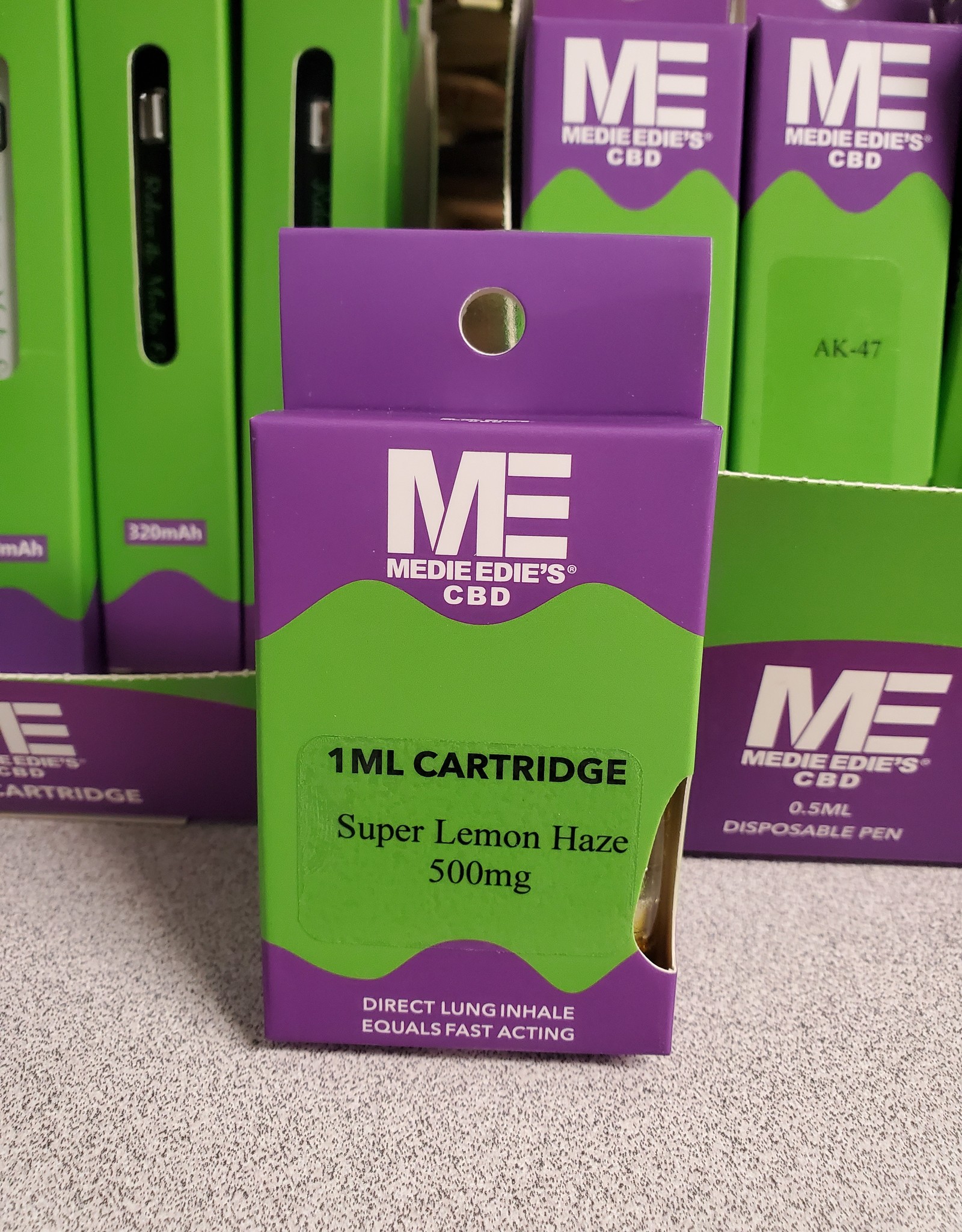 Medie Edie's Super Lemon Haze CBD Vape Cartridge - 500mg - 1ml