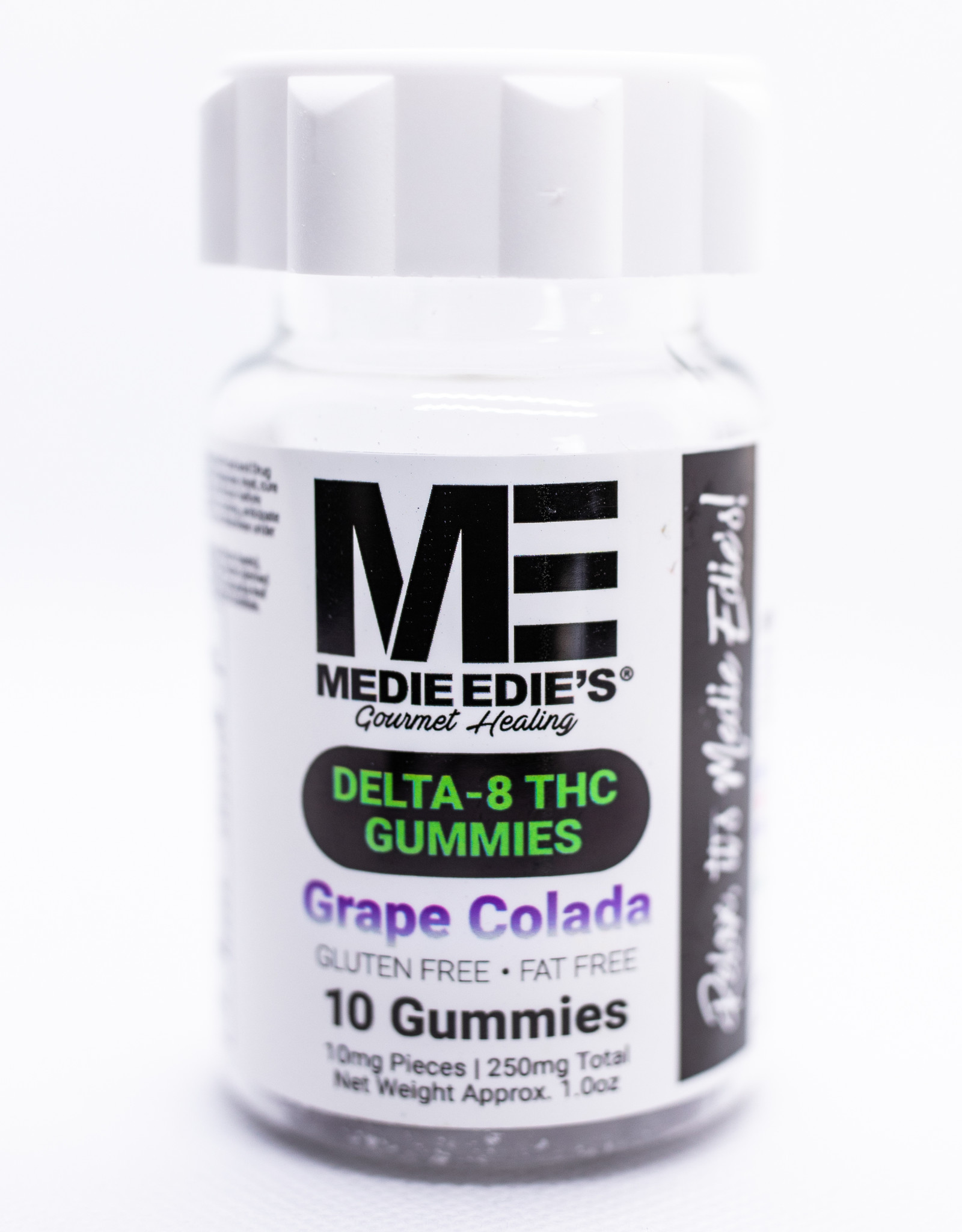 Medie Edie's Medie Edie's 10ct Delta 8 Gummies Grape Colada -  10mg.100mg