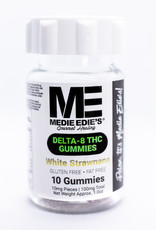 Medie Edie's Medie Edie's 10ct Delta 8 Gummies White Strawnana -  10mg.100mg