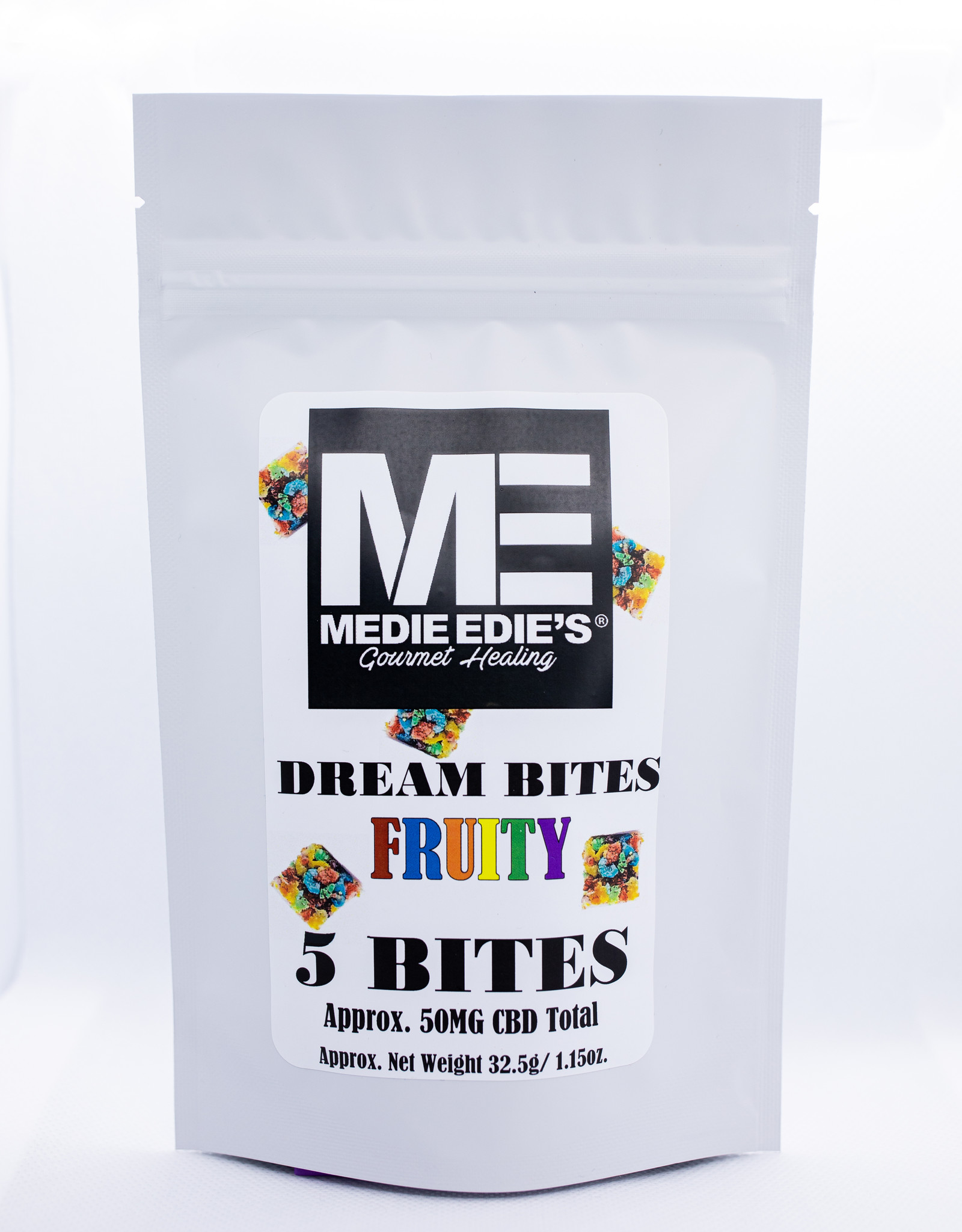 Medie Edie's Fruity CBD Dream Bites-5pc/10mg/50mg