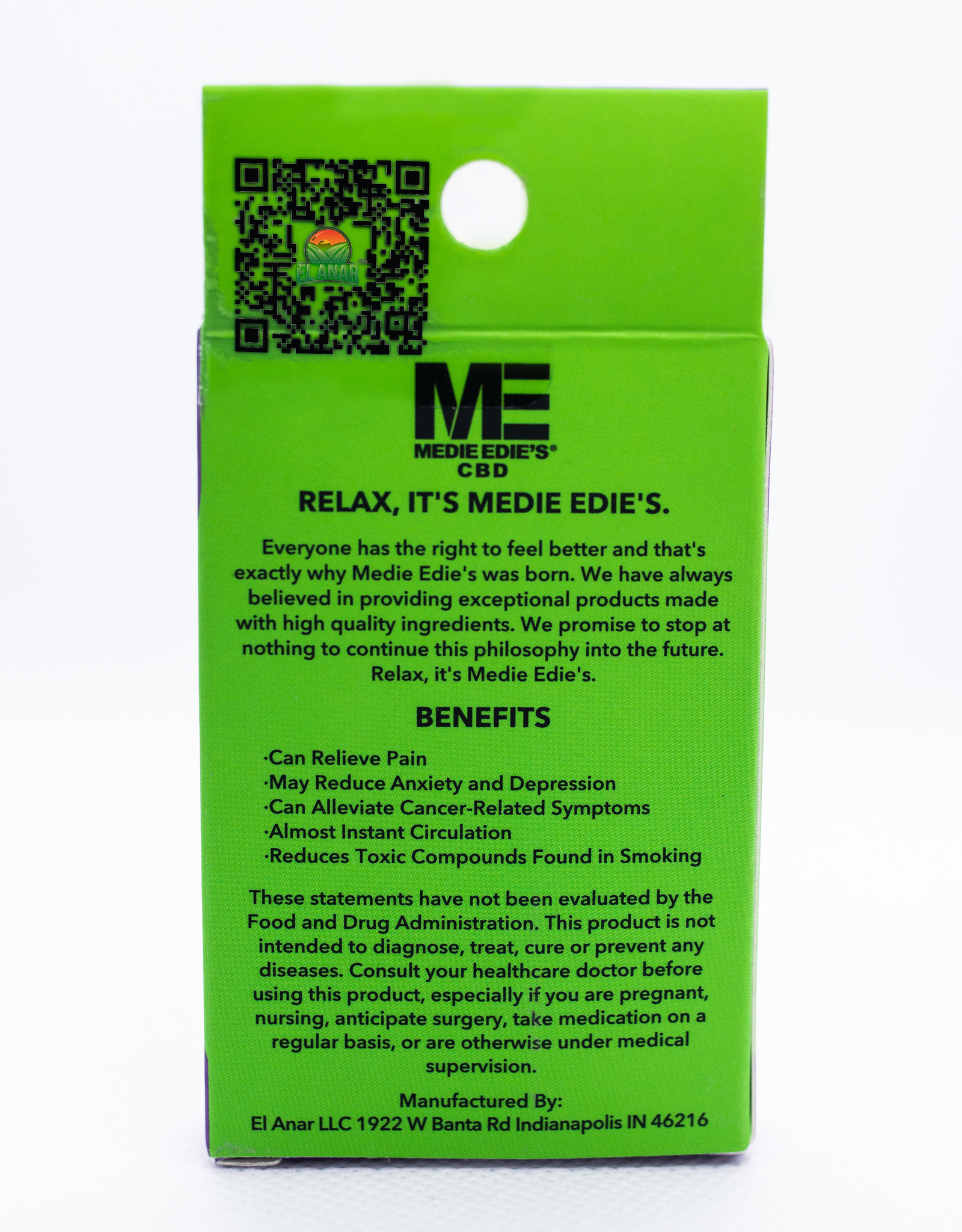 Medie Edie's Medie Edie's 1ml Delta-8 Vape Cartridge Green Crack X GSC -  800mg
