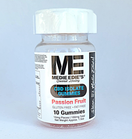 Medie Edie's 10ct 10mg.100mg - CBD Passion Fruit Gummies