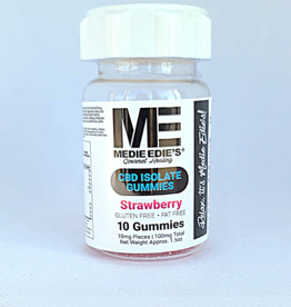 Medie Edie's 10ct 10mg.100mg - CBD  Strawberry Gummies