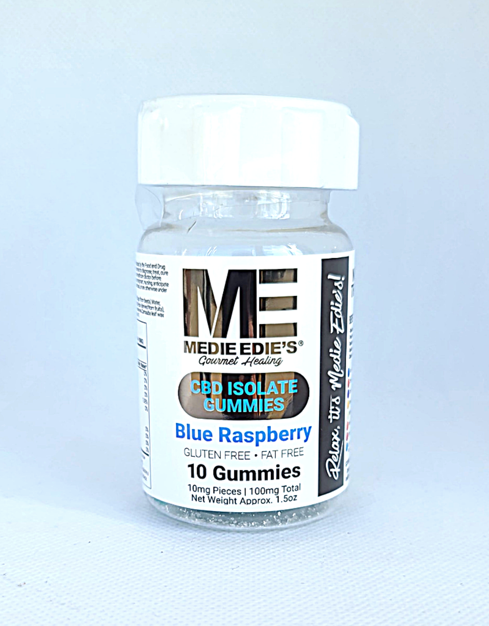 Medie Edie's Blue Raspberry CBD Gummies - 10ct/10mg/100mg