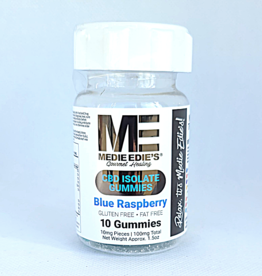 Medie Edie's 10ct 10mg.100mg - CBD Blue Raspberry Gummies