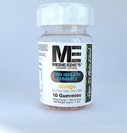 Medie Edie's 10ct 10mg.100mg - CBD Sour Mango Gummies