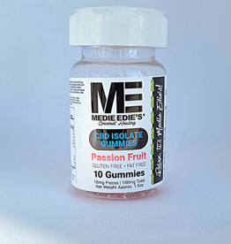 Medie Edie's 10ct 10mg.100mg -  CBD Sour Passion Fruit Gummies