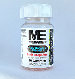 Medie Edie's 10ct   10mg.100mg - CBD Sour Pink Grapefruit Gummies