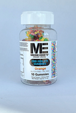 Medie Edie's Pebbled Orange CBD Gummies - 10ct/10mg/100mg