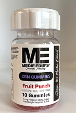 Medie Edie's Medie Edie's 10ct CBN Gummies Fruit Punch-5mg.50mg