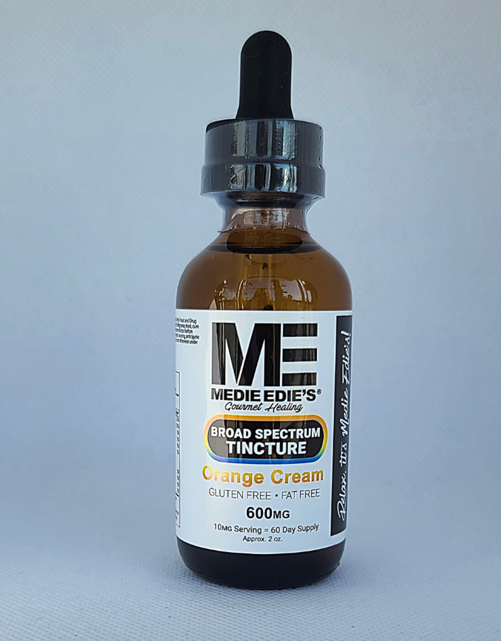 Medie Edie's Medie Edie's 60ml Broad Spectrum Tincture Orange Cream - 10mg . 600mg