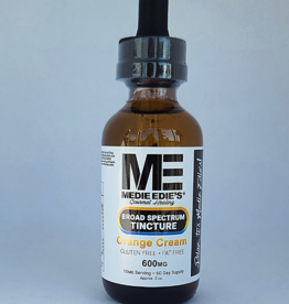 Medie Edie's 60ml 10mg . 600mg - Broad Spectrum Tincture Orange Cream