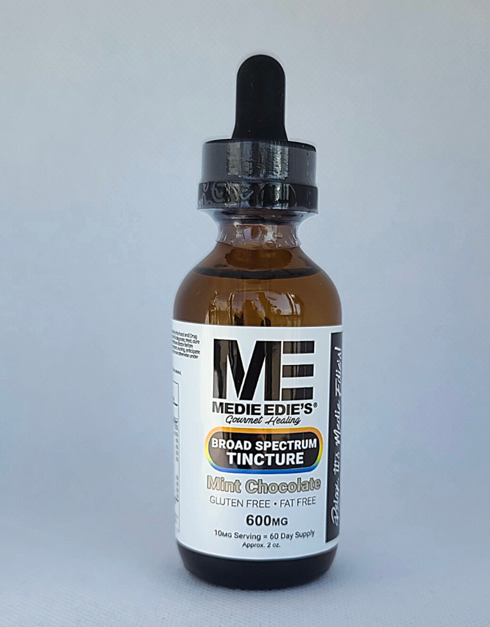 Medie Edie's Medie Edie's 60ml Broad Spectrum Tincture Mint Chocolate - 10mg . 600mg