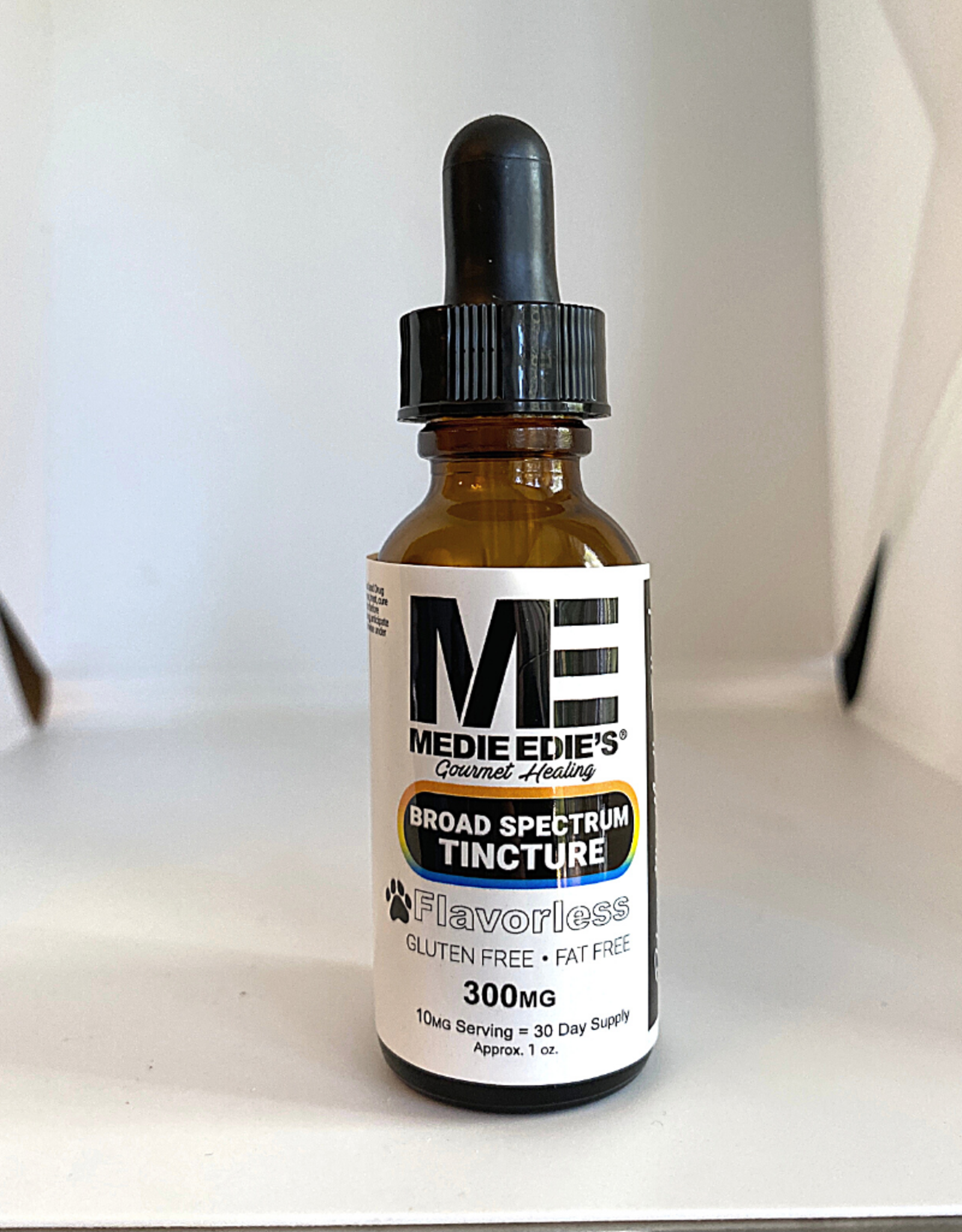 Medie Edie's Medie Edie's 30ml Broad Spectrum Pet Tincture Flavorless-10mg.300mg