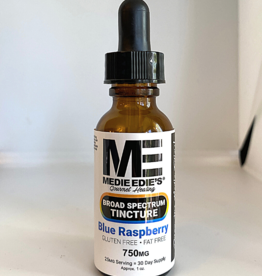 Medie Edie's 30ml 25mg.750mg - Broad Spectrum Tincture Blue Raspberry