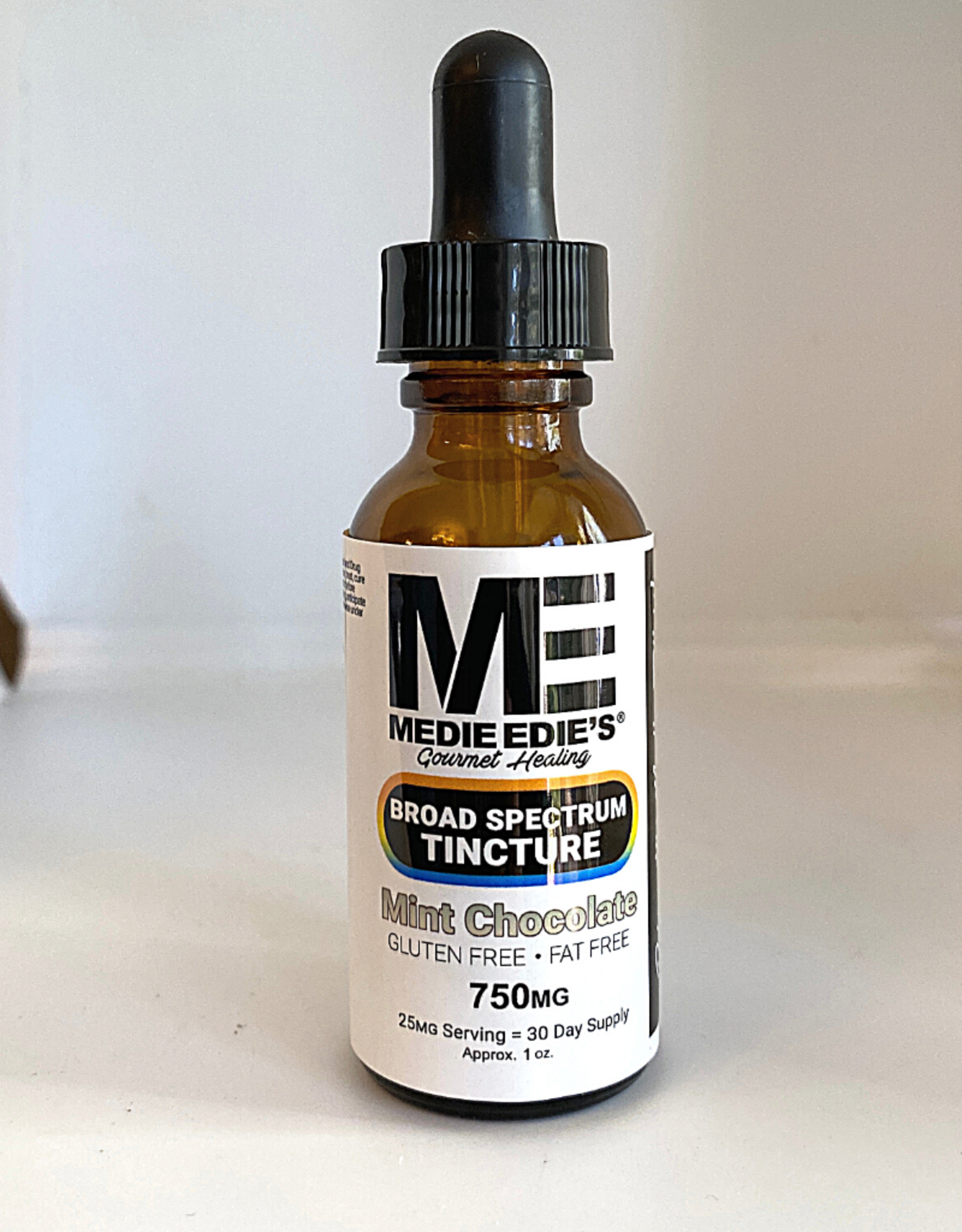 Medie Edie's Medie Edie's 30ml Broad Spectrum Tincture Mint Chocolate - 25mg.750mg