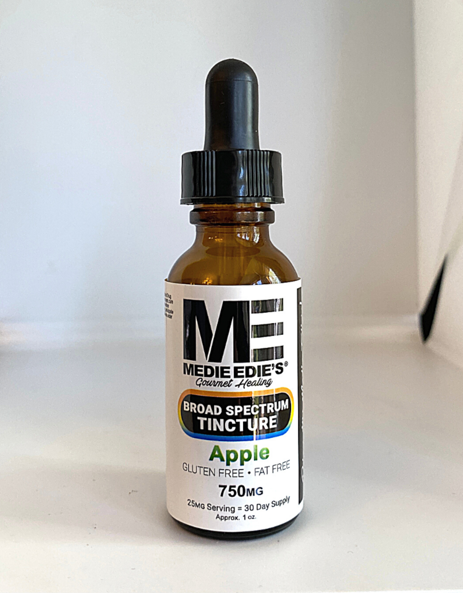 Medie Edie's Medie Edie's 30ml  Broad Spectrum Tincture Apple - 25mg.750mg