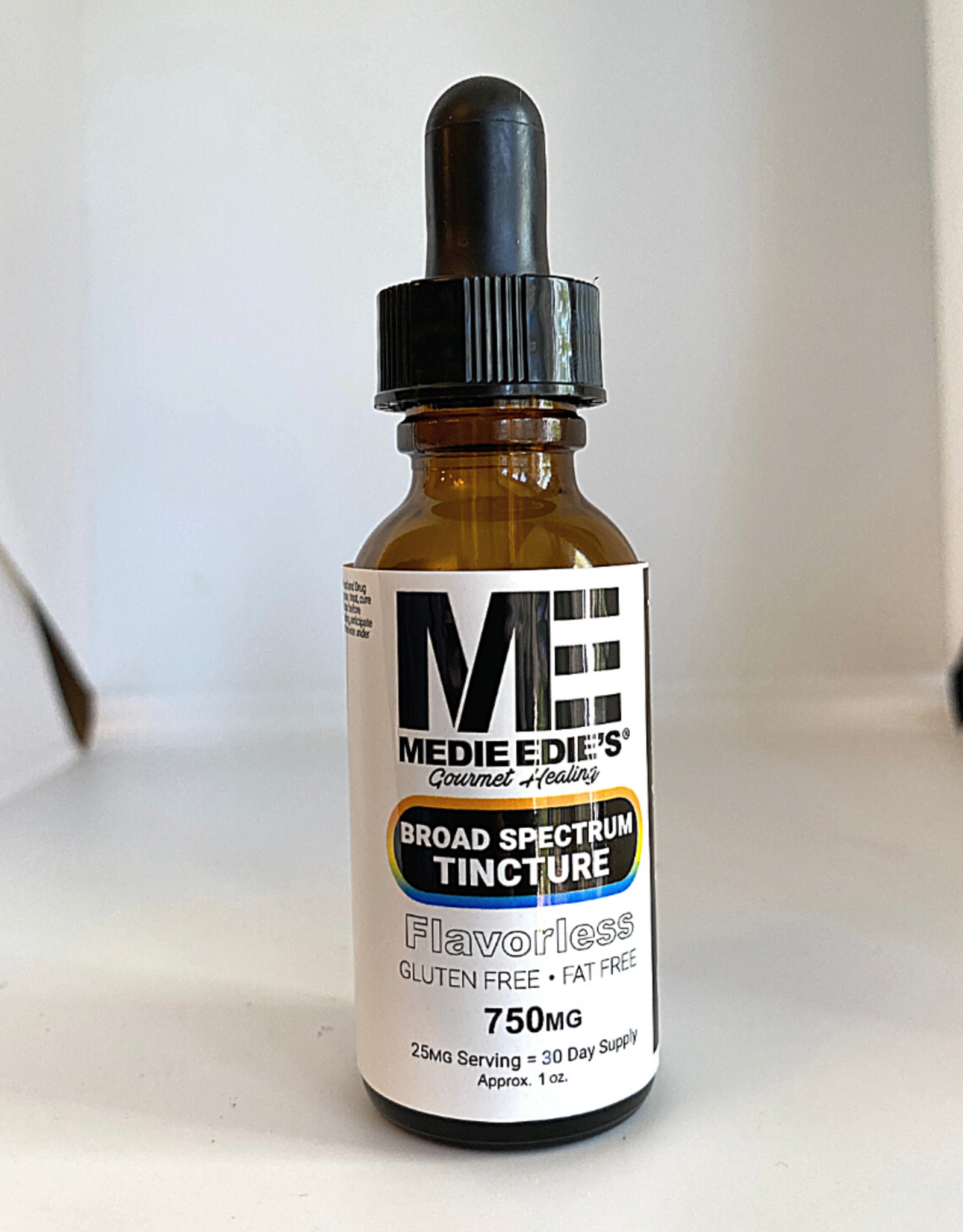 Medie Edie's Medie Edie's 30ml Broad Spectrum Tincture Flavorless -  25mg.750mg