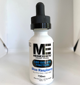 Medie Edie's 30ml 25mg.750mg - CBD Tincture Blue Raspberry