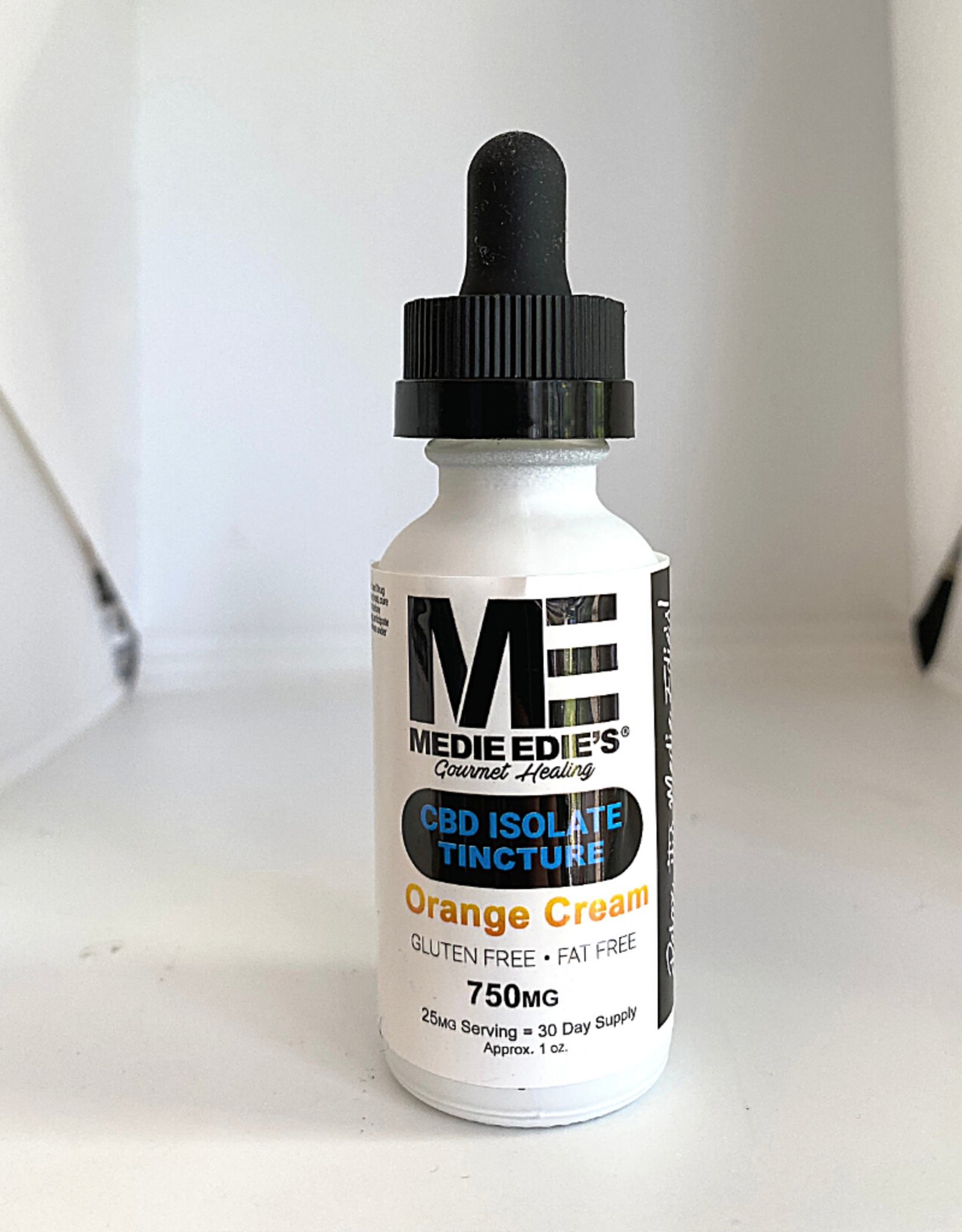 Medie Edie's Medie Edie's 30ml CBD Tincture Orange Cream-25mg.750mg