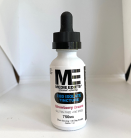 Medie Edie's 30ml 25mg.750mg - CBD Tincture Strawberry Cream