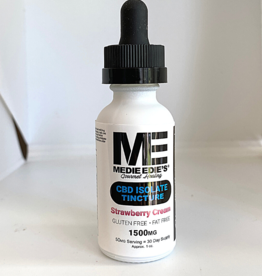 Medie Edie's 30ml 50mg.1500mg - CBD Tincture Strawberry Cream