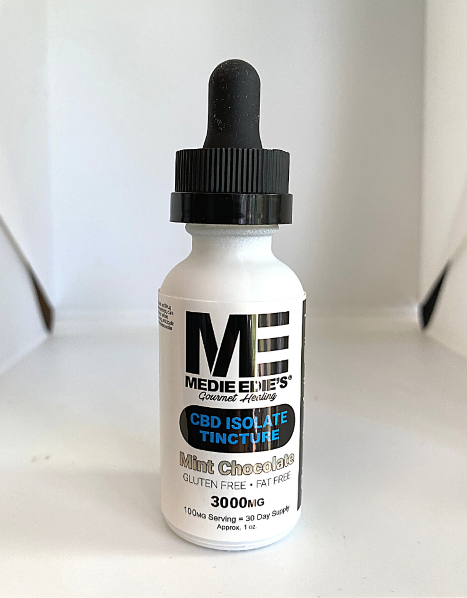 Medie Edie's Medie Edie's 30ml  CBD Tincture Mint Chocolate- 100mg.3000mg