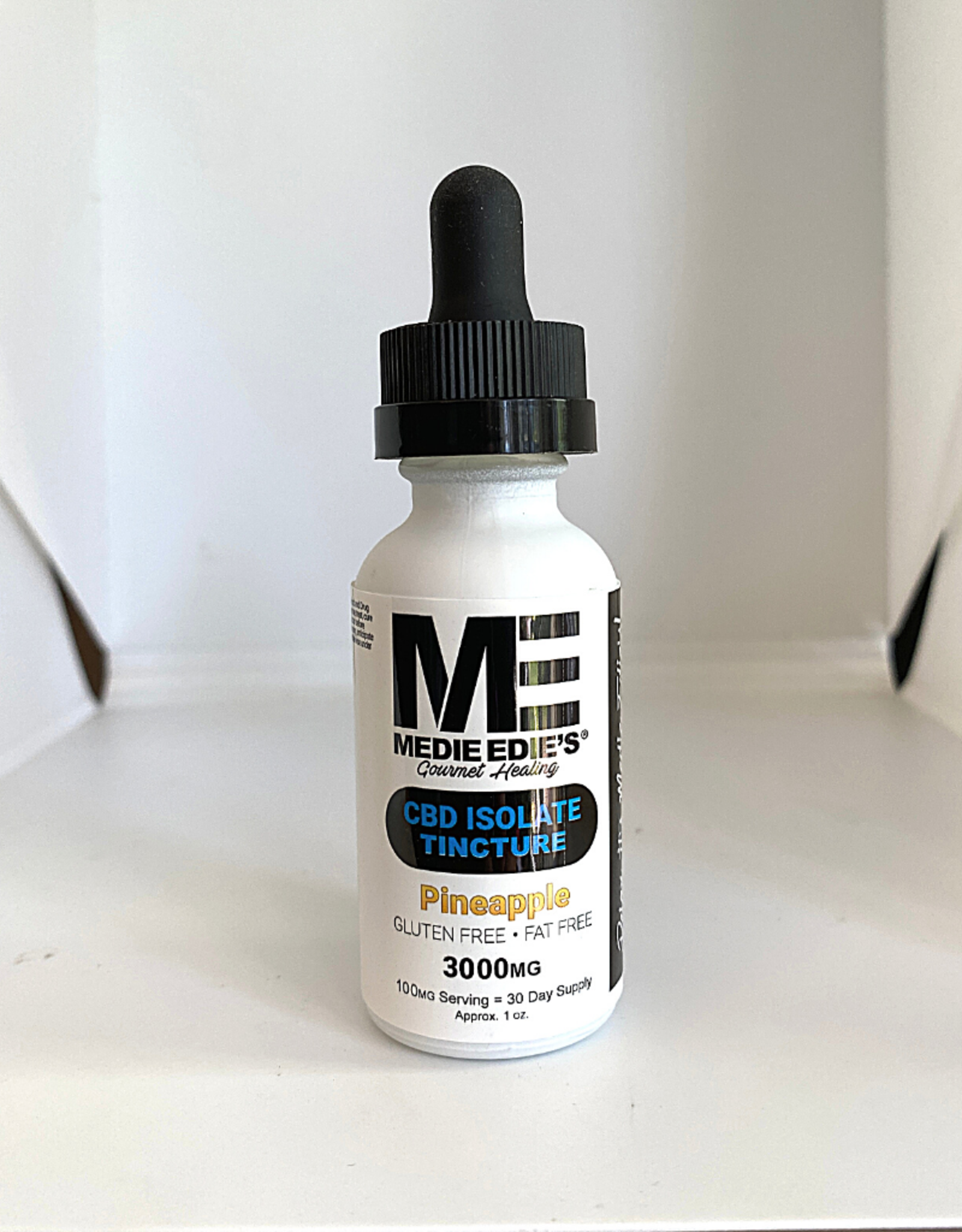 Medie Edie's Medie Edie's 30ml  CBD Tincture Pineapple- 100mg.3000mg