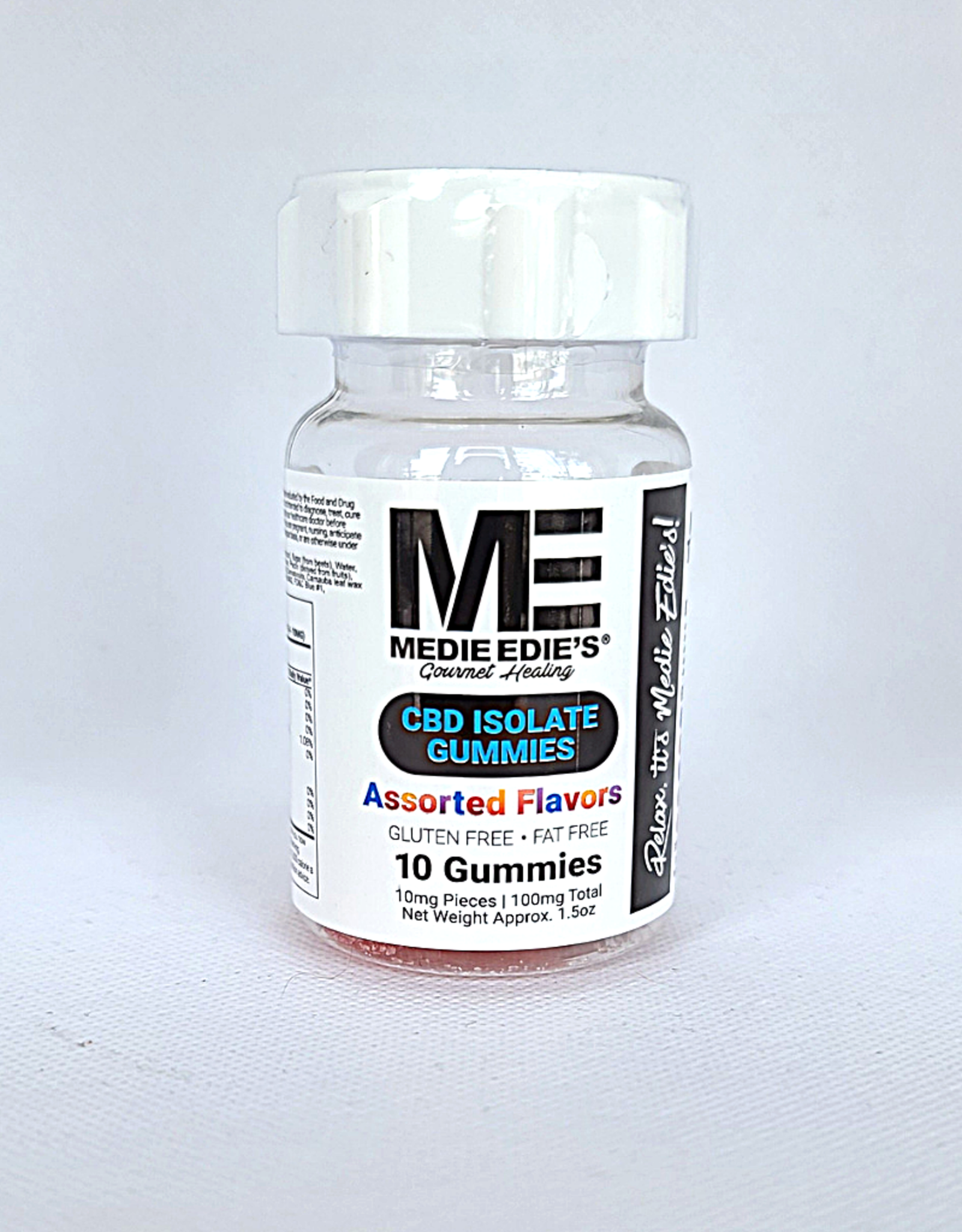 Medie Edie's Medie Edie's 10ct CBD Gummies Assorted 10mg.100mg