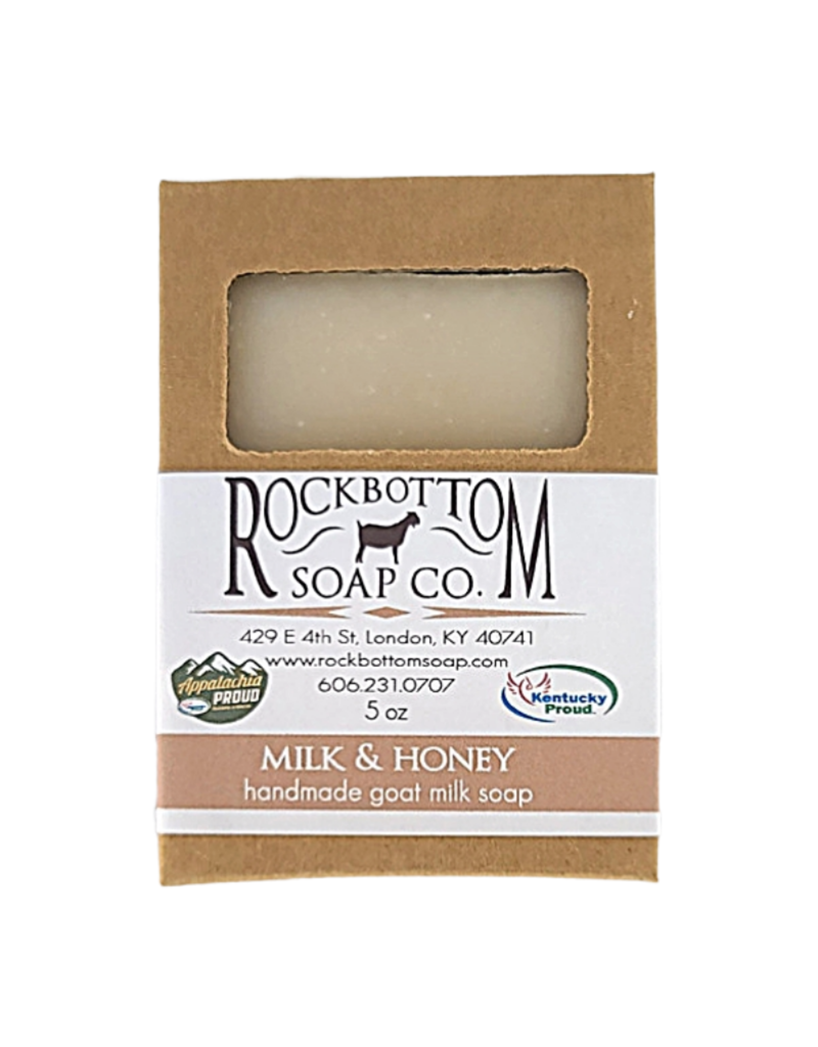 Rock Bottom Soap- Milk & Honey Goat Milk