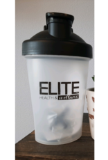Elite Health and Wellness 12oz Shaker Bottle Black