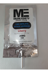 Medie Edie's Medie Edie's 1ct CBD Stick Lozenge Cherry-25mg